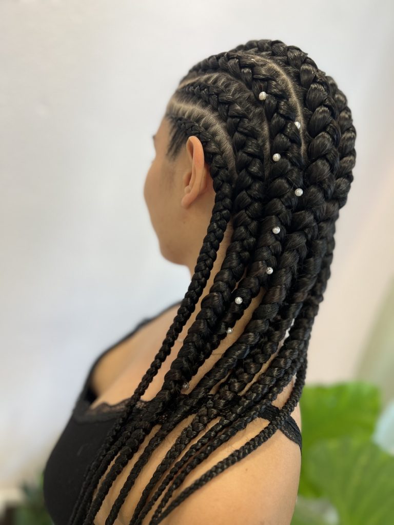 cornrows brown
